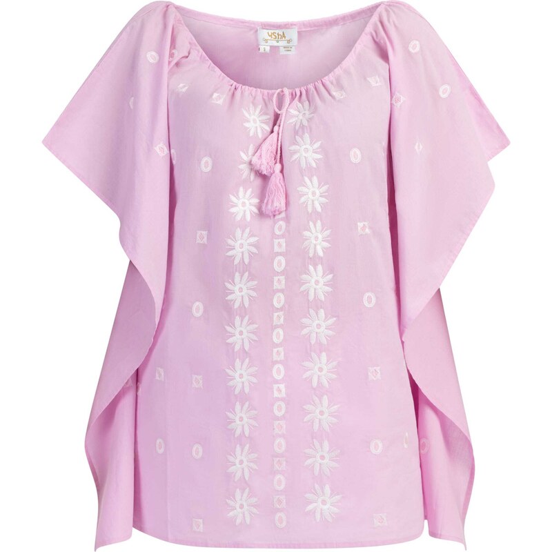 usha FESTIVAL Pelerína ružová / biela 54248227