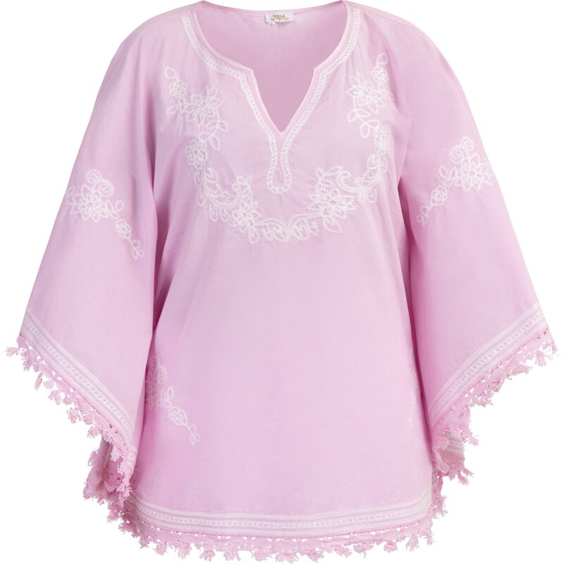 usha FESTIVAL Pelerína svetloružová / biela 54248253