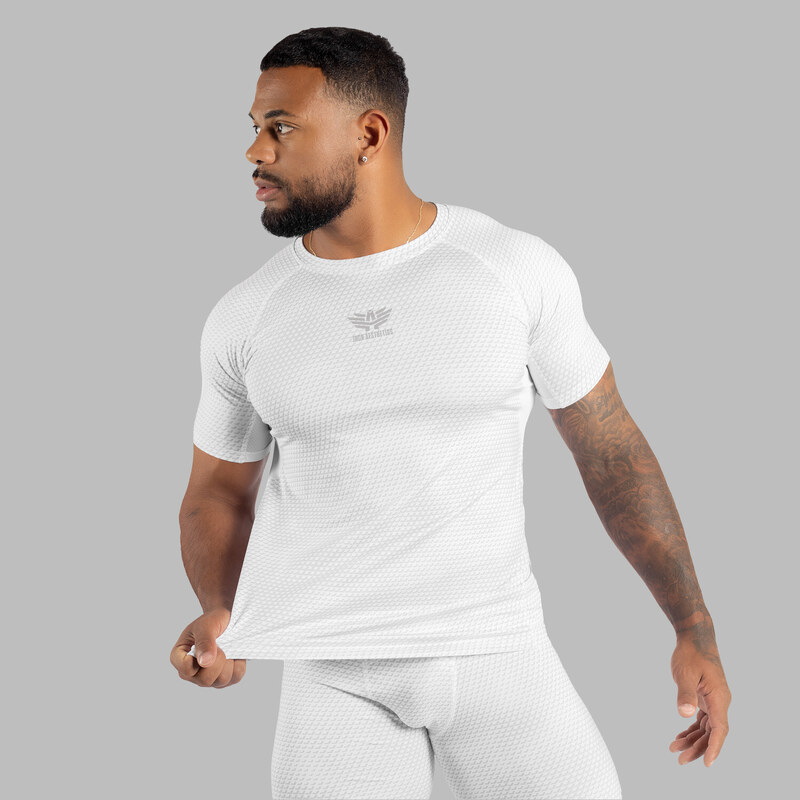 Funkčné tričko Iron Aesthetics Evolution, biele 49383860