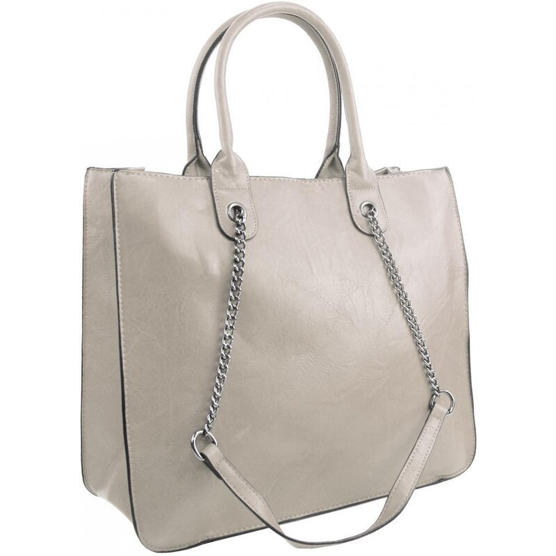 JGL (JUST GLAMOUR) JGL Krémová veľká dámska kabelka do ruky aj cez 43587695