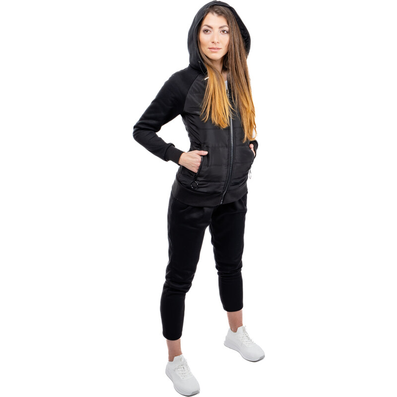 Dámska tepláková súprava GLANO - Čierna 50684679