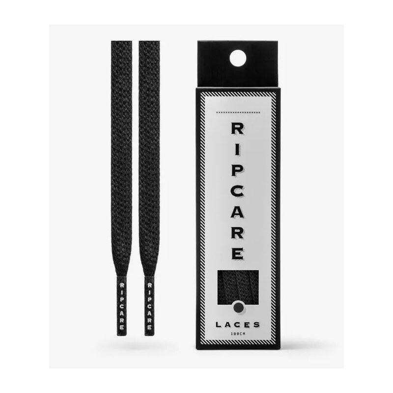 Čierne šnúrky RIPCARE ŠNÚRKY BLACK 130CM | TheChillStore.eu
