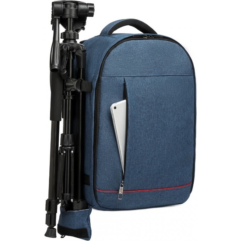 KONO Batoh - pre fotografov, odolný voči nárazu a vode, modrý 46494365