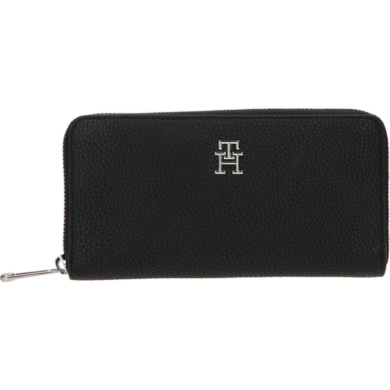 TOMMY HILFIGER Peňaženka čierna / strieborná 43280198