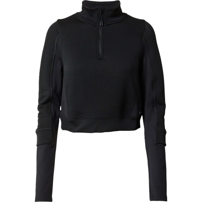 NIKE Funkčné tričko striebornosivá / čierna 43299374