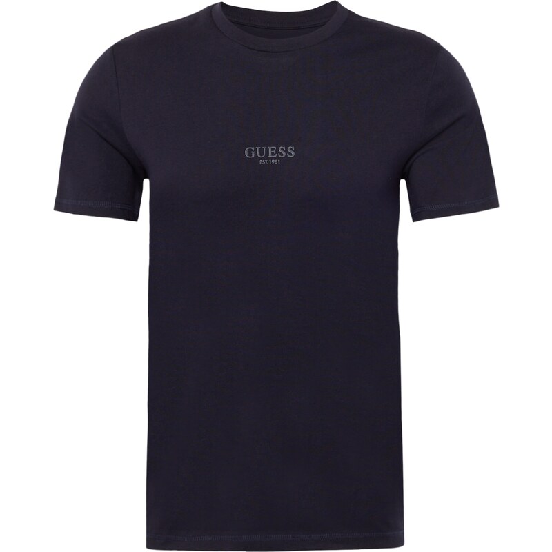 GUESS Tričko Aidy tmavomodrá / svetlosivá 43483934