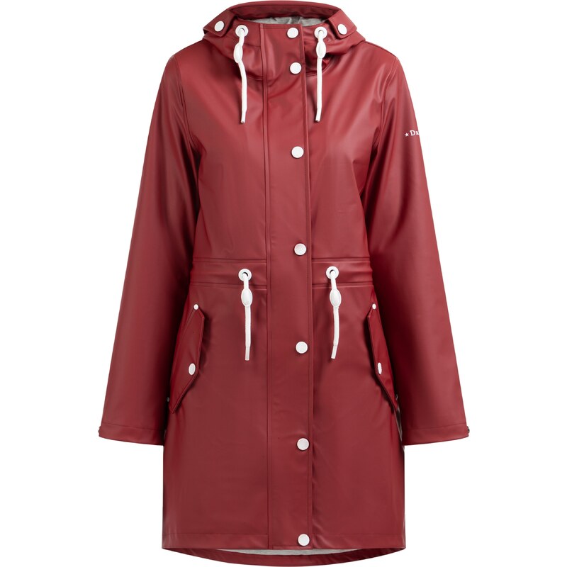DreiMaster Maritim Funkčný kabát karmínovo červená / biela 54236087