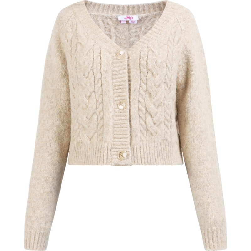MYMO Kardigán Blonda tmelová / piesková 54237045