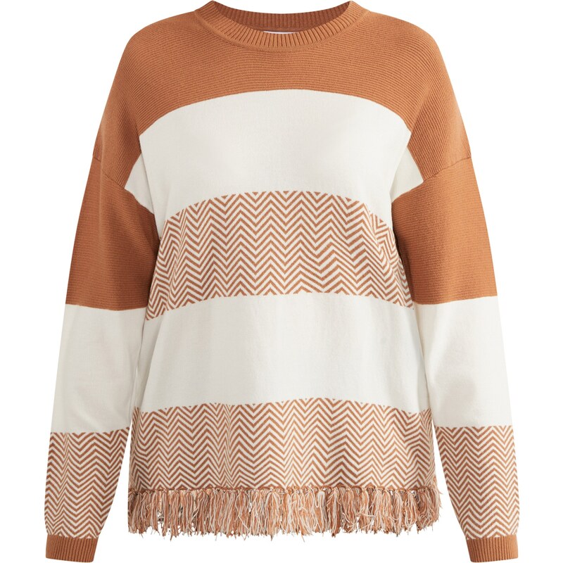 usha FESTIVAL Sveter Carnea krémová / okrová 54237428