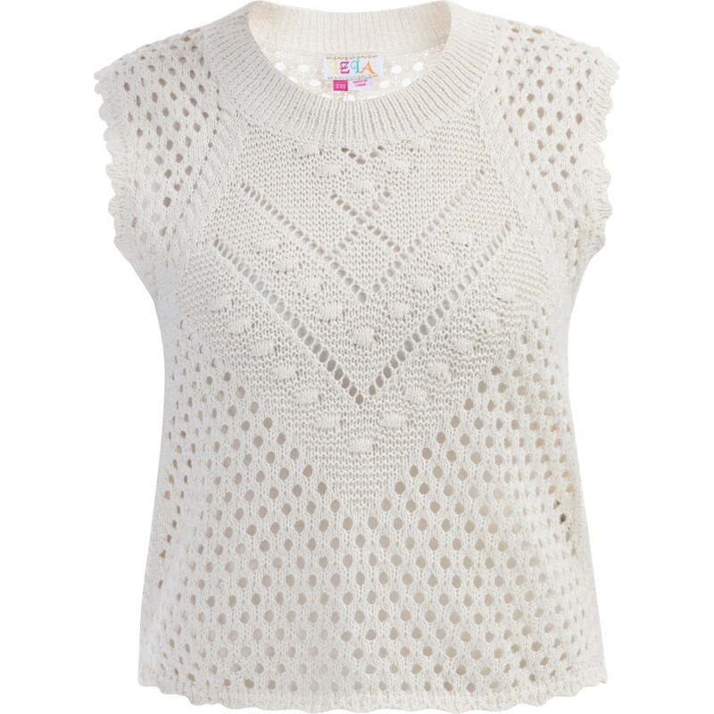 IZIA Sveter biela ako vlna 54244528