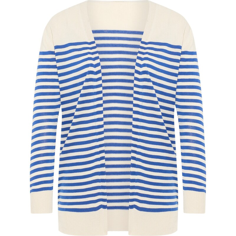 DreiMaster Maritim Kardigán krémová / modrá 54244885