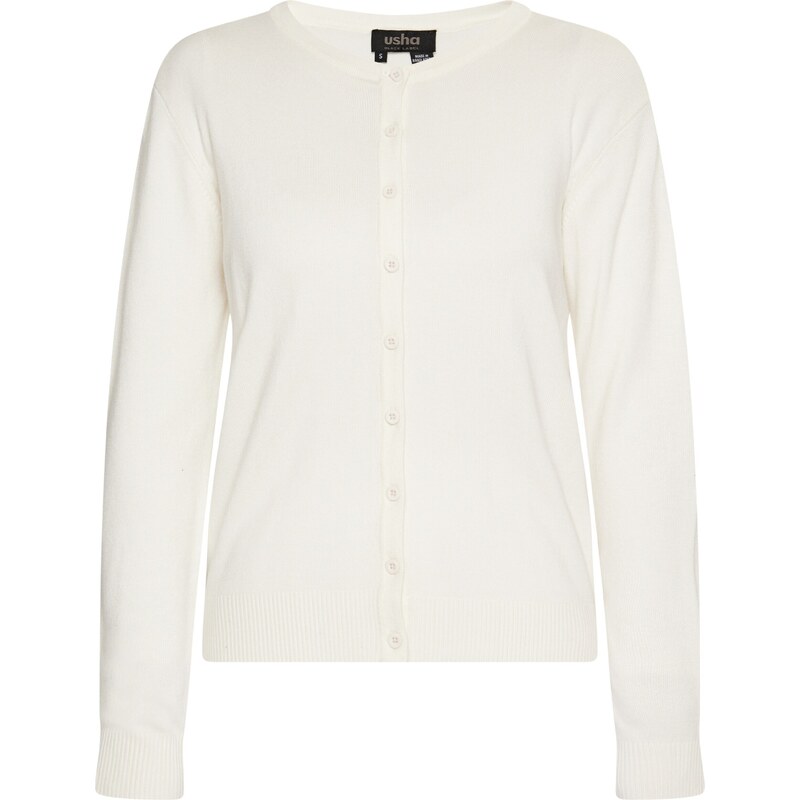 usha BLACK LABEL Kardigán biela ako vlna 54244992