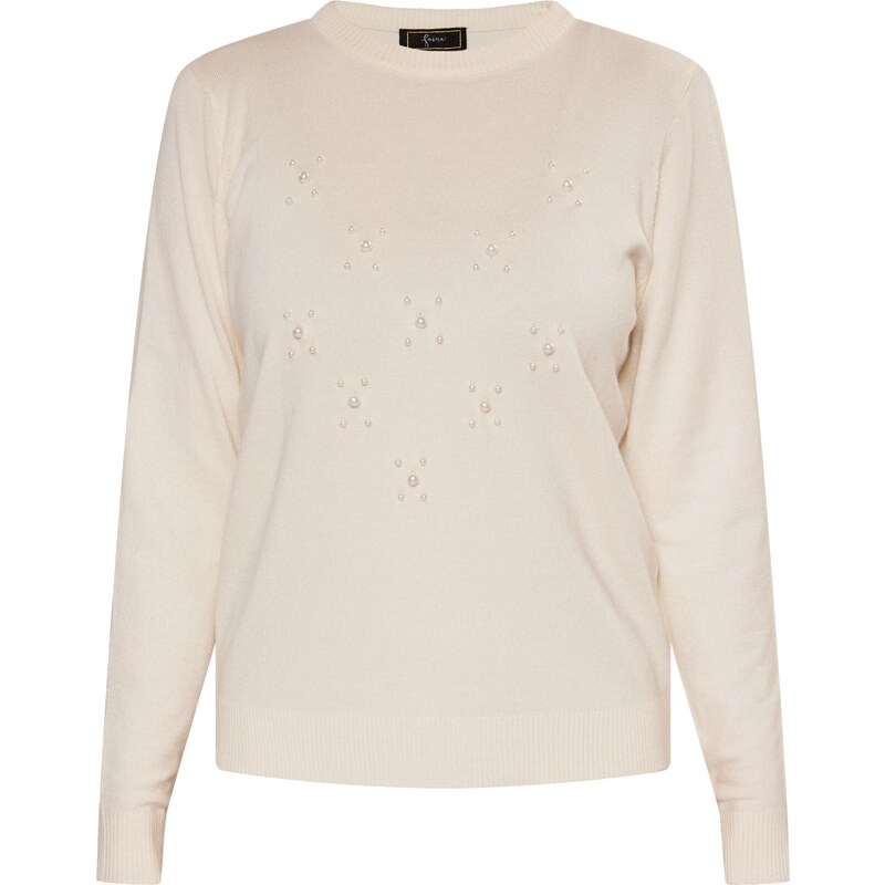 faina Sveter biela ako vlna 54244993