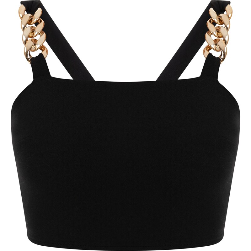 faina Top zlatá / čierna 54246028