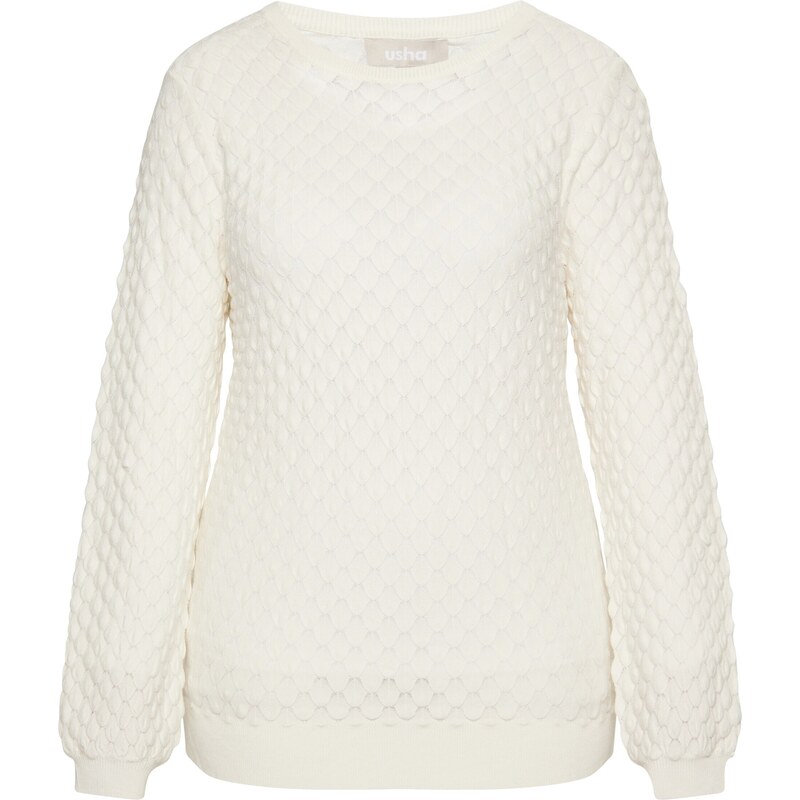 Usha Sveter biela ako vlna 54246171