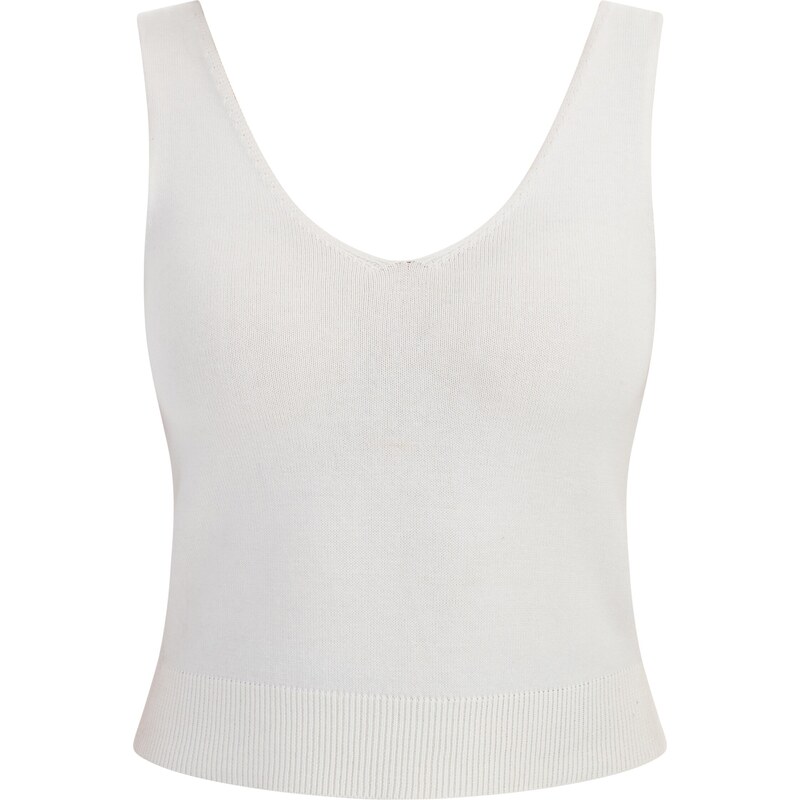 faina Vyšívaný top biela ako vlna 54246484