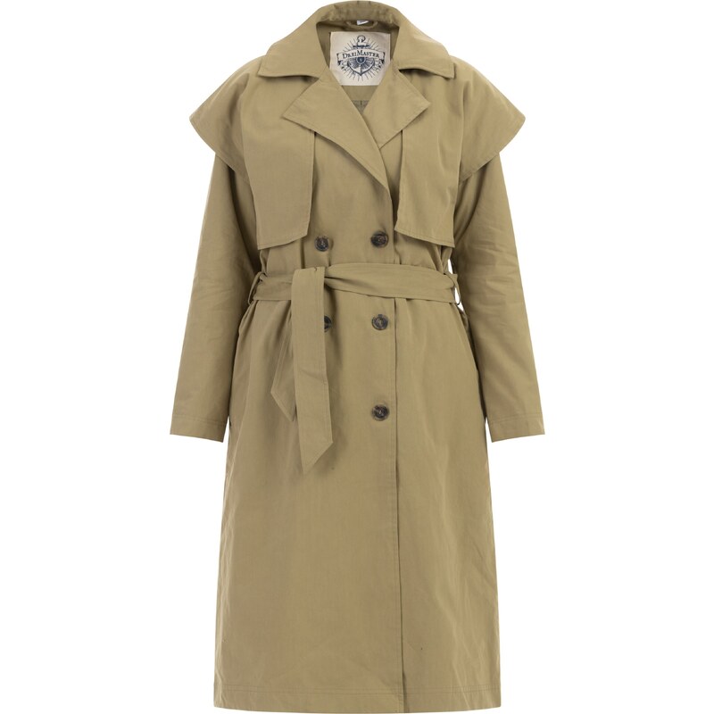 DreiMaster Vintage Prechodný kabát olivová 54247712