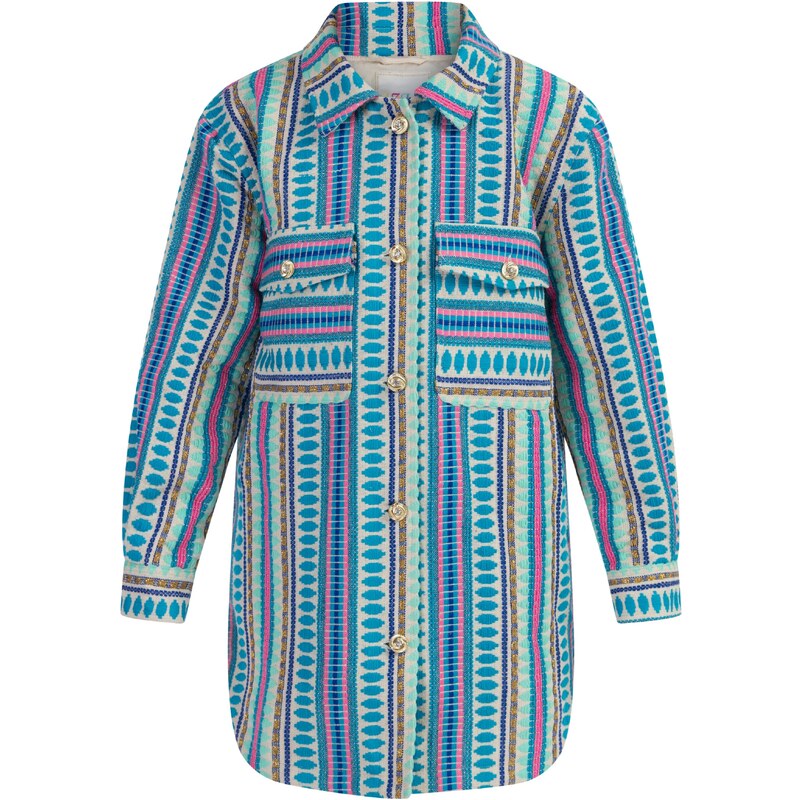 IZIA Prechodná bunda modrá / zmiešané farby 54247758