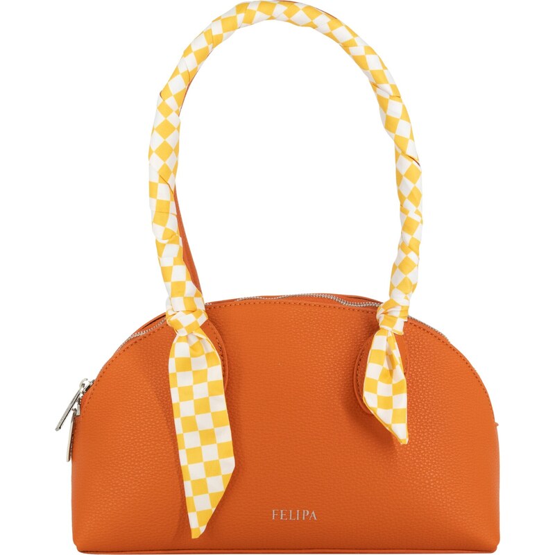 FELIPA Kabelka na rameno žltá / tmavooranžová / biela 54247915