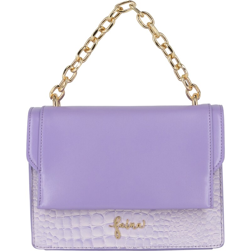 faina Kabelka zlatá / fialová / levanduľová 62044245