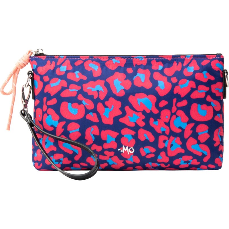 MYMO Taška cez rameno azúrová / enciánová / ružová / biela 62890079