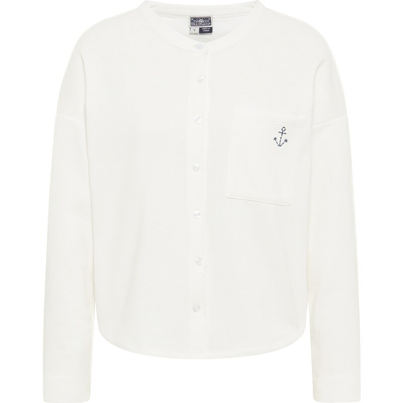 DreiMaster Maritim Tepláková bunda biela ako vlna 54248239