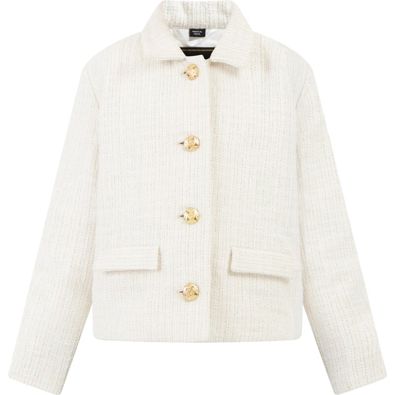 faina Blejzer zlatá / biela ako vlna 54248521