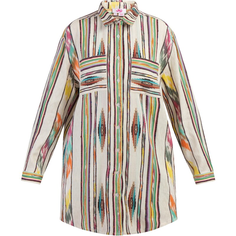 MYMO Blúzka béžová / žltá / svetlofialová / oranžová 54248619