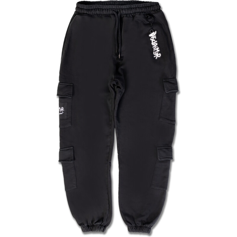 Čierne kapsáčové nohavice Disclaimer 66818100