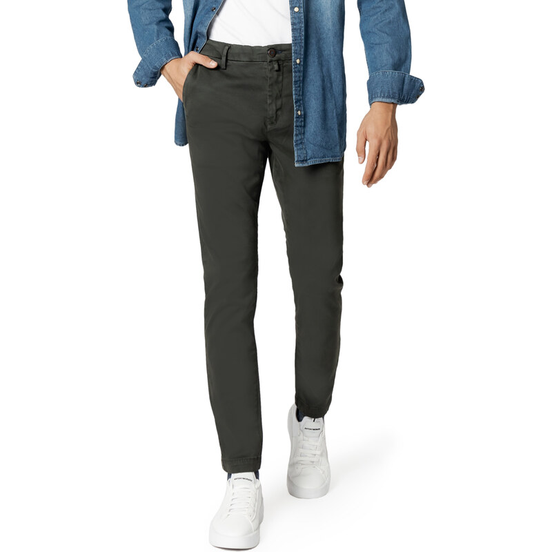 Pánske jednofarebné nohavice Borghese 66818114