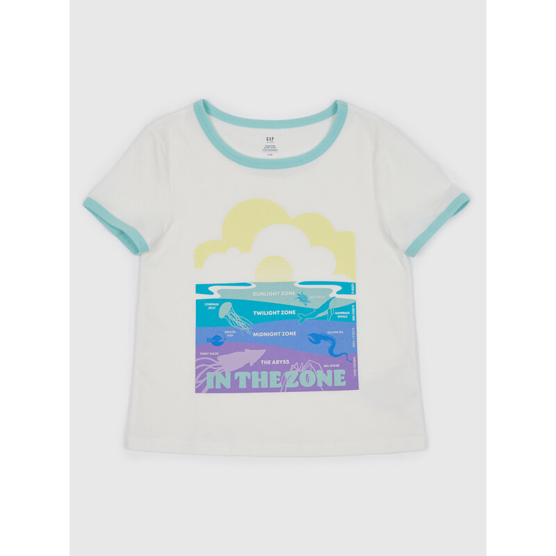 GAP Dievčenské tričko s potiskem 725436-01 66268082