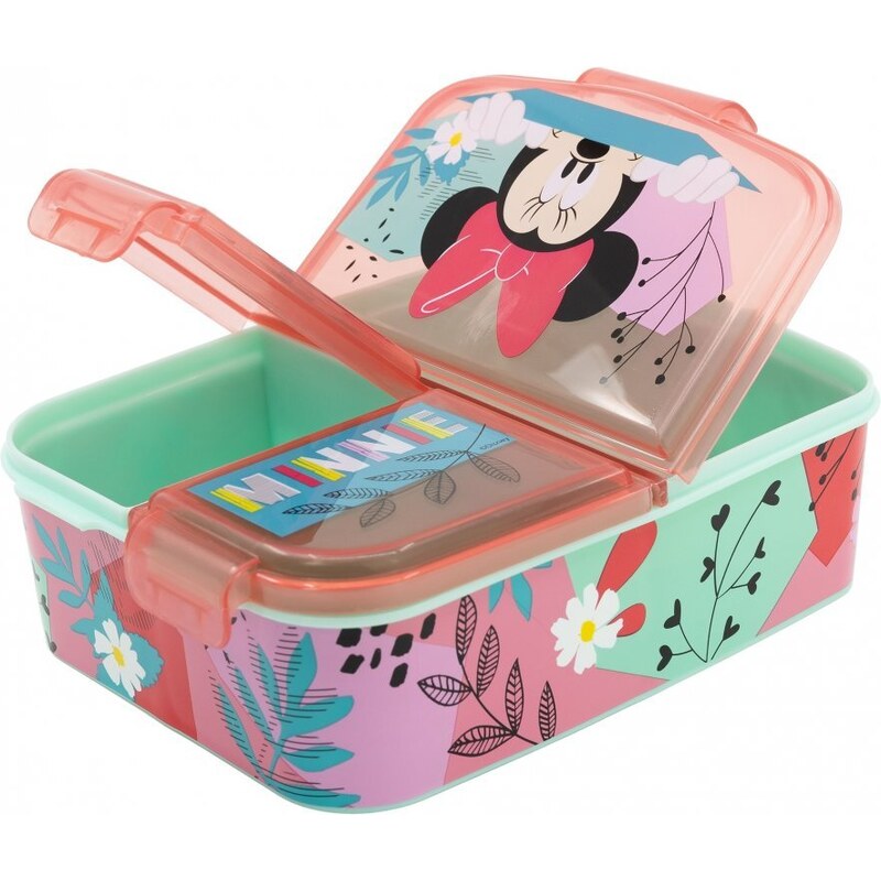 Stor Multibox na desiatu Minnie Mouse - Disney s tromi priehradkami