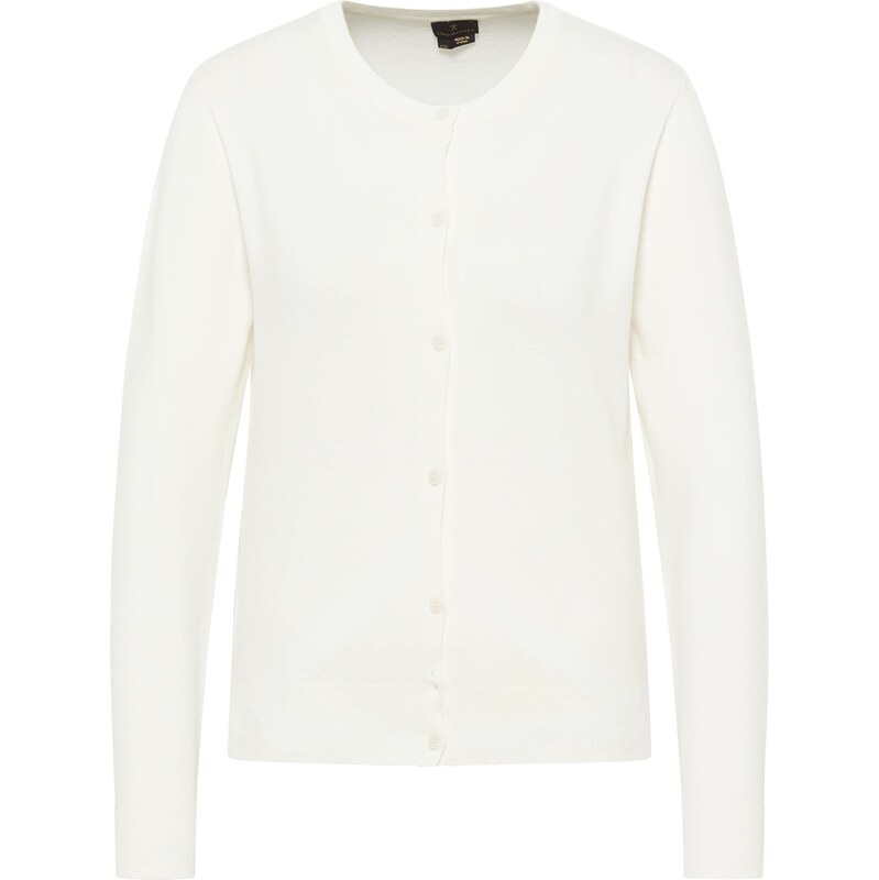 DreiMaster Klassik Kardigán Malegnano biela ako vlna 62758172