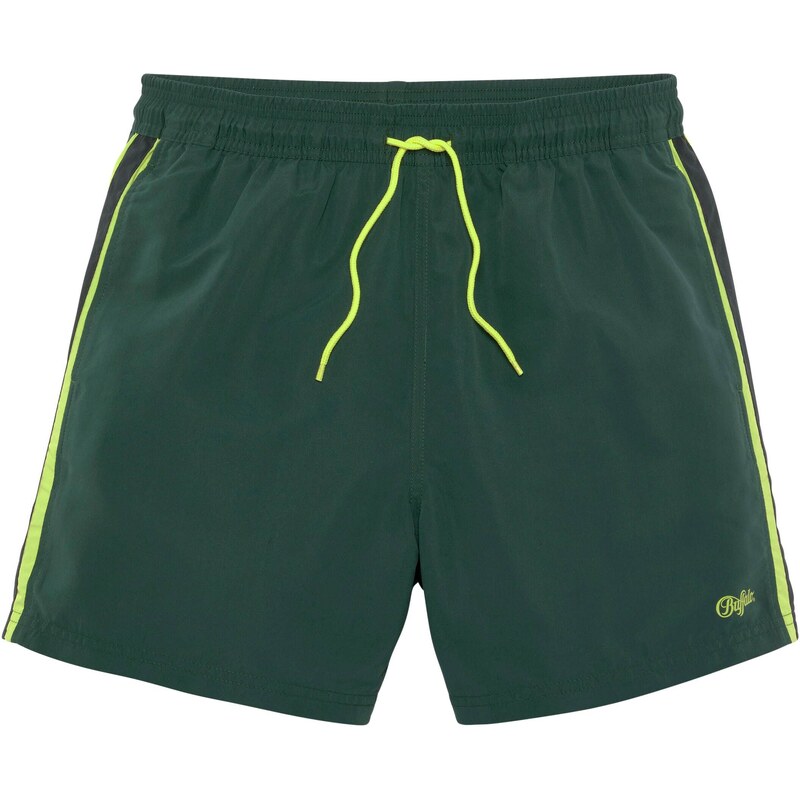 BUFFALO Plavecké šortky zelená / neónovo zelená 54249123