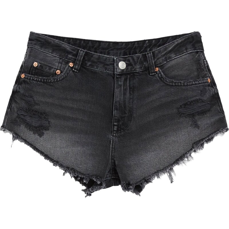 Bershka Džínsy čierny denim 54251293