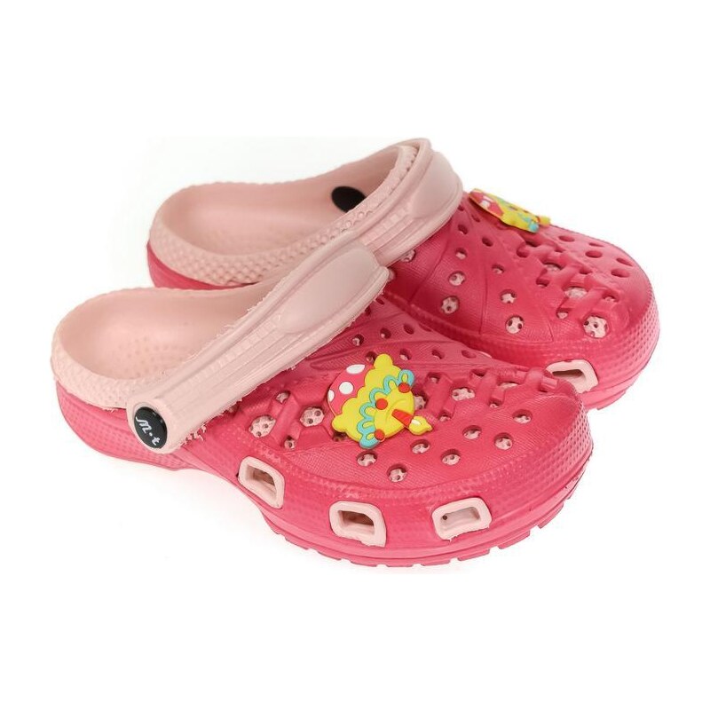 JOHN-C Detské ružové gumené šľapky TINKY 43324453