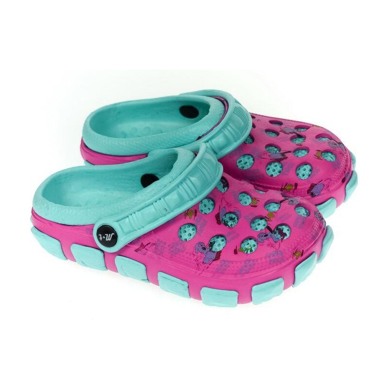 JOHN-C Detské ružové gumené šľapky ANNIE 43324462