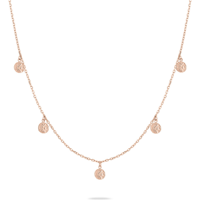 Tamaris Originálny bronzový náhrdelník s príveskami Coins TJ-0449-N-45 66580160