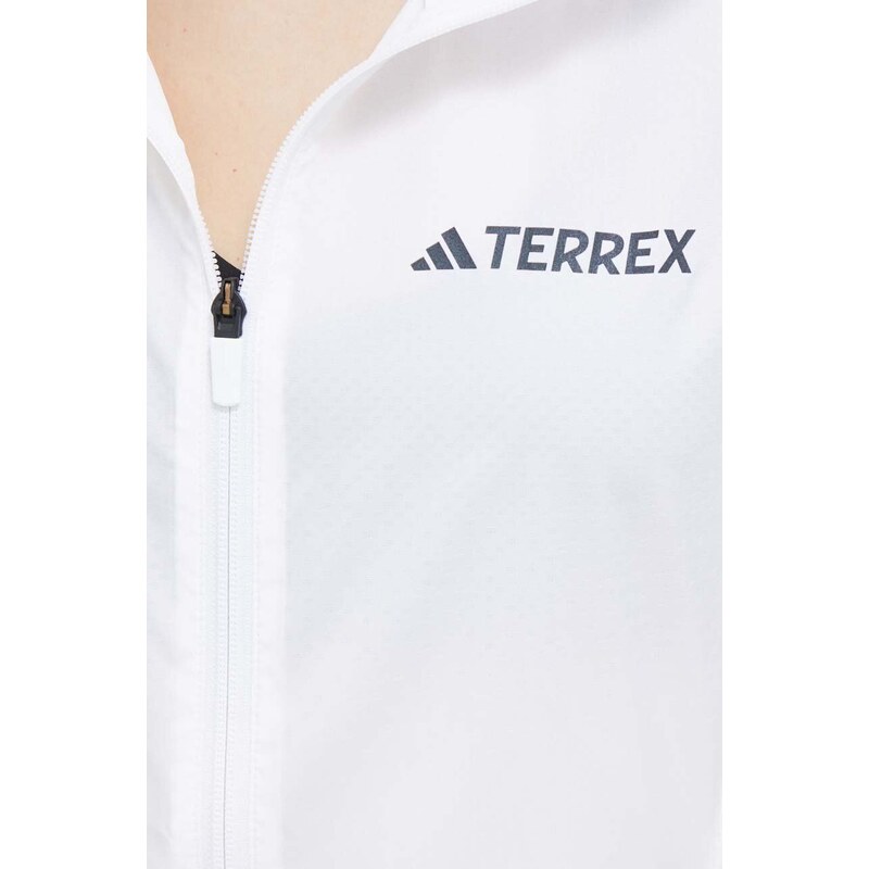 Vetrovka adidas TERREX Xperior Windweave biela farba