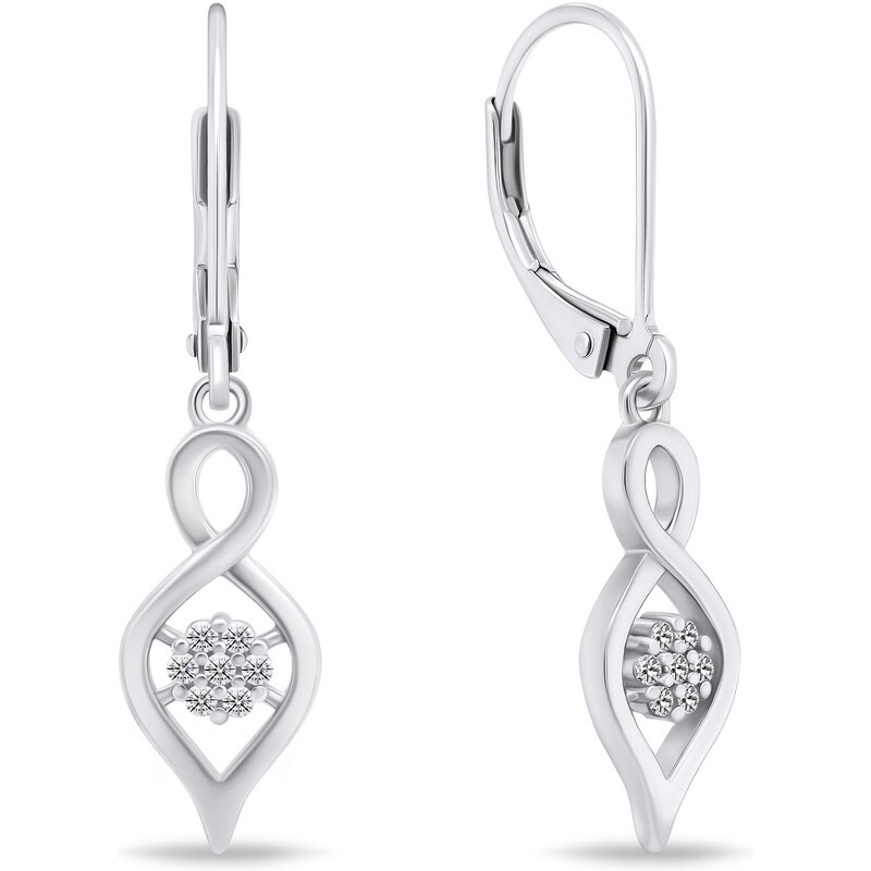 Brilio Silver Nádherné náušnice zo striebra EA738W 66580530