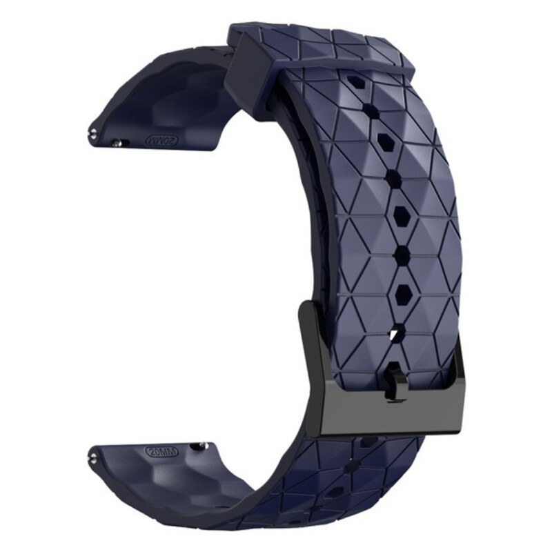 Madvell Silikónový remienok Hexagon tmavo modrá 20mm 44954819