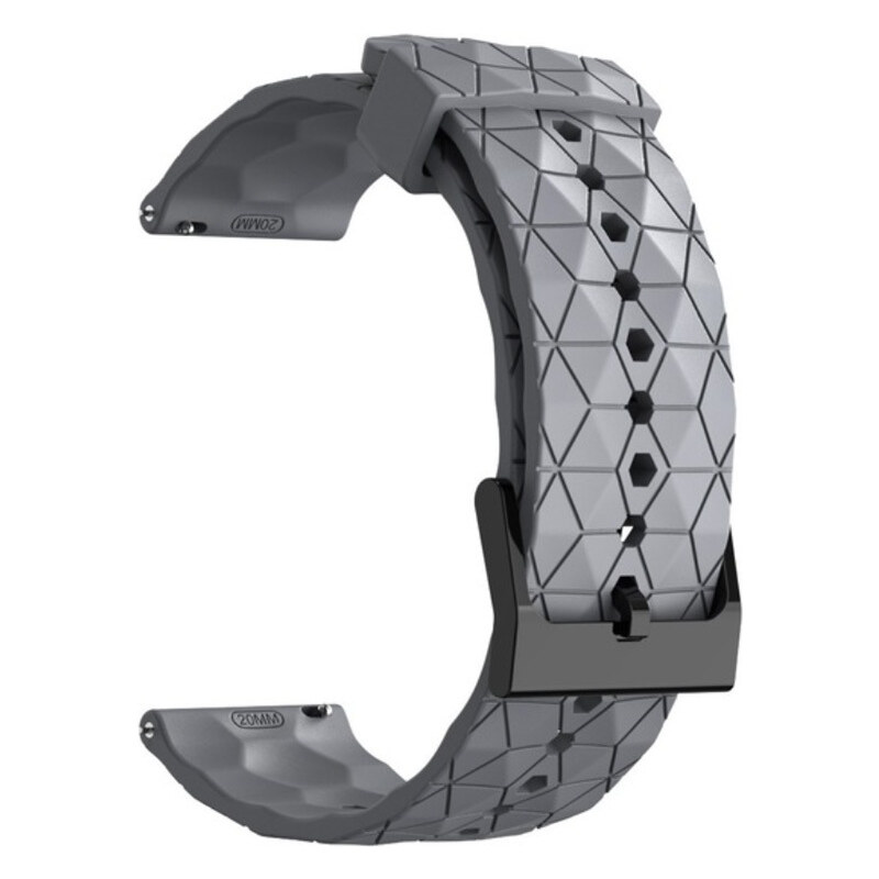 Madvell Silikónový remienok Hexagon sivá 22mm 46928210