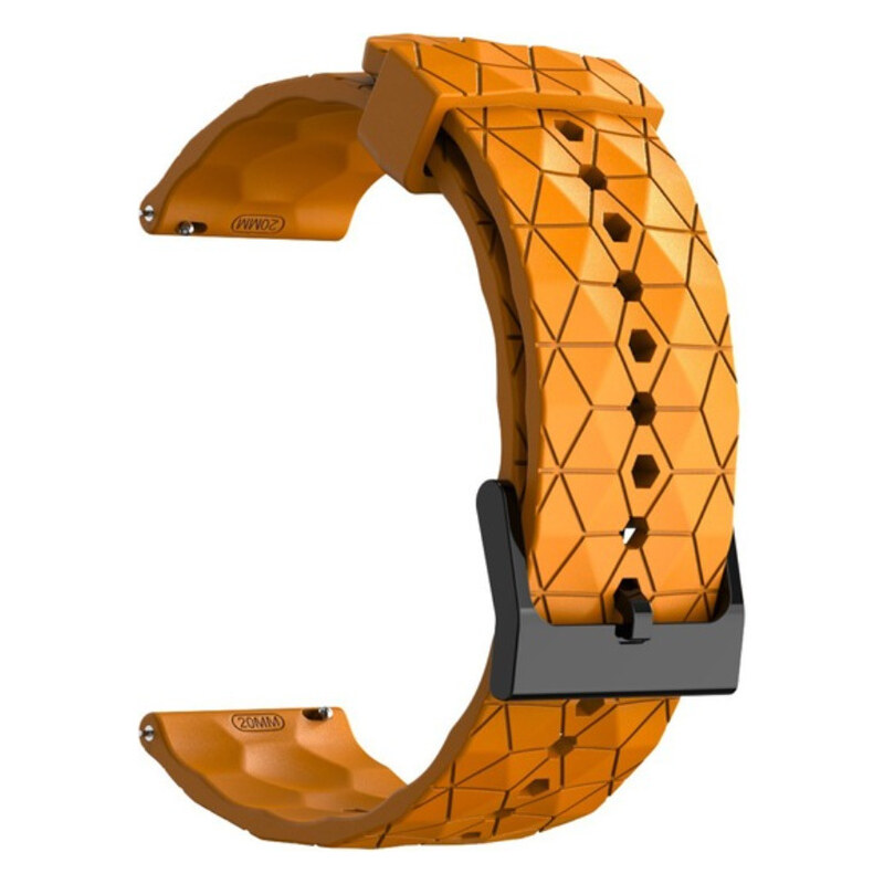 Madvell Silikónový remienok Hexagon oranžová 20mm 44954817