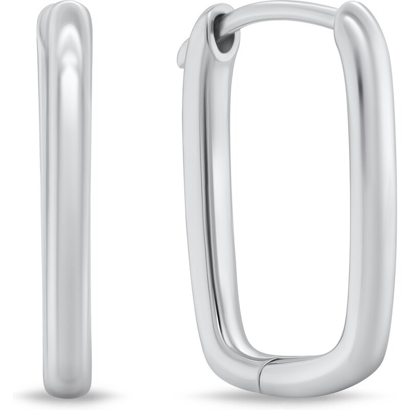 Brilio Silver Elegantné strieborné náušnice EA764W 66589604