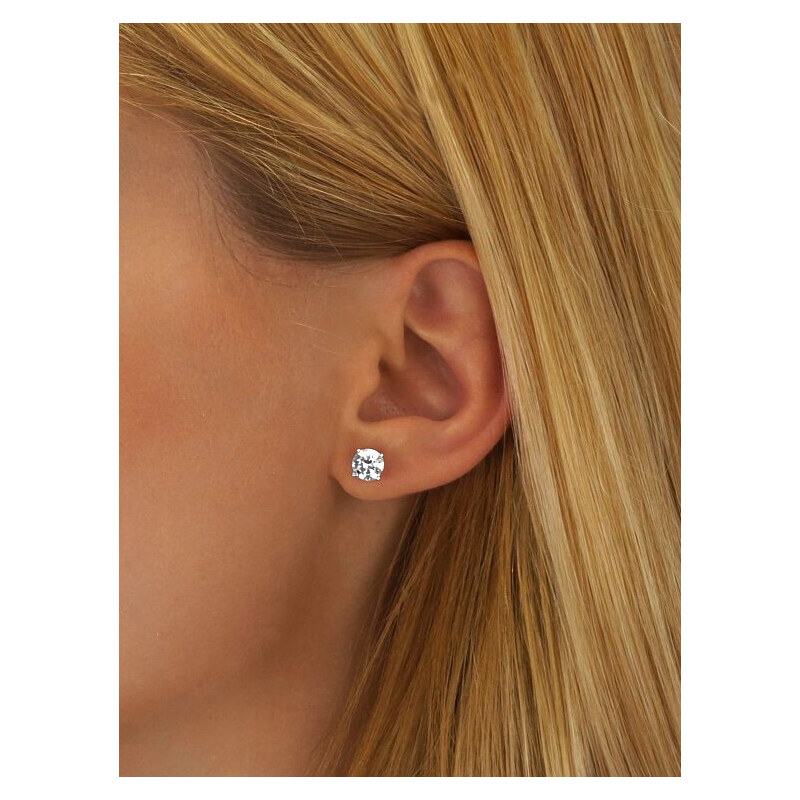 Silvego Strieborné náušnice s čírym zirkónom JJJTXRE60001 66594046