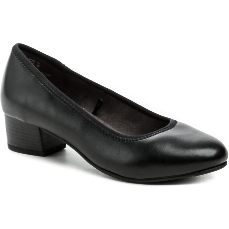 Jana 8-22360-41 čierne dámske lodičky šírka H 43375216