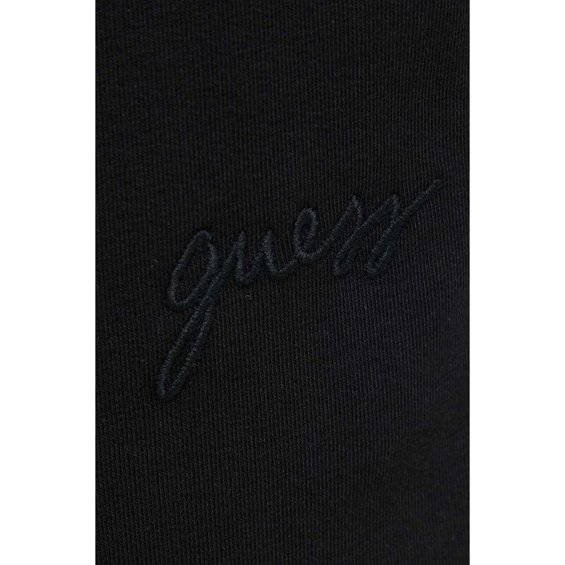 Nohavice Guess čierna farba, jednofarebné, O3YB00 KBS91