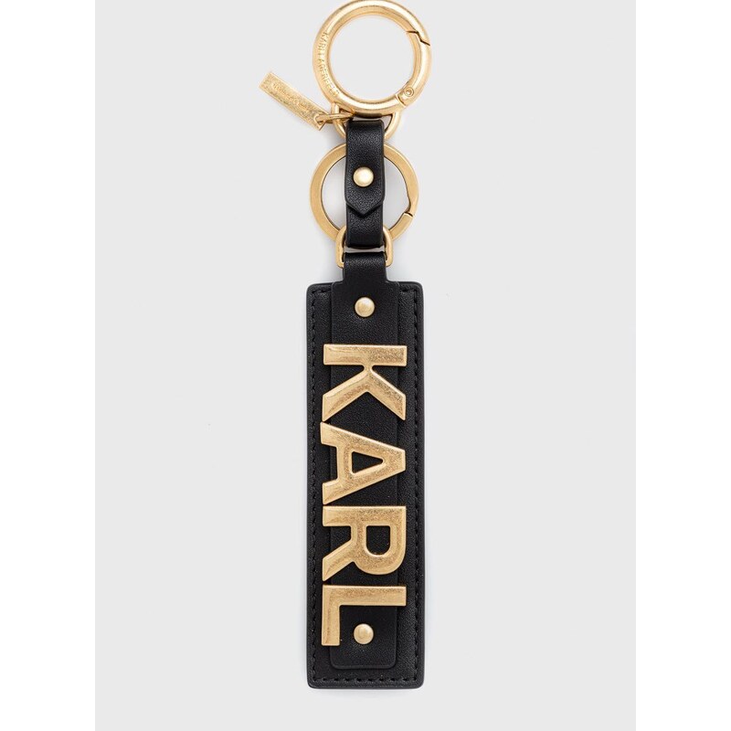 Kľúčenka Karl Lagerfeld čierna farba