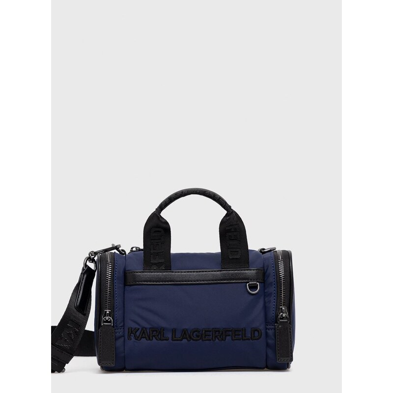 Kabelka Karl Lagerfeld Karl Lagerfeld X Cara Delevingne tmavomodrá