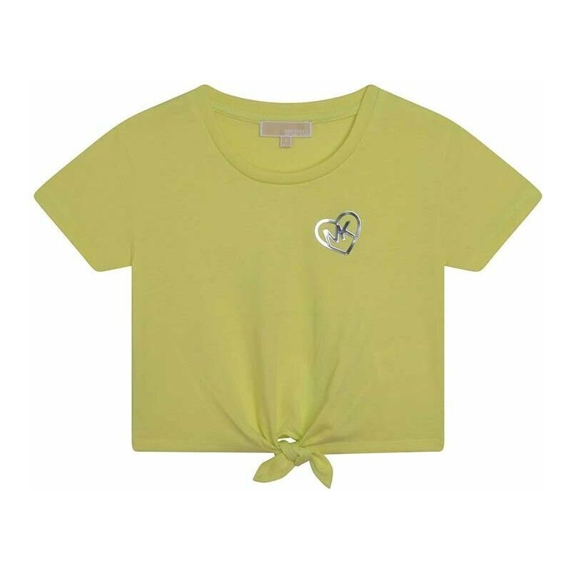 Detské tričko Michael Kors žltá farba